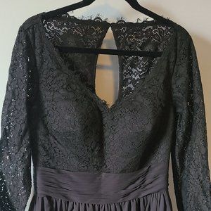 V Neck Knee Lengh Chiffon Cocktail Dress